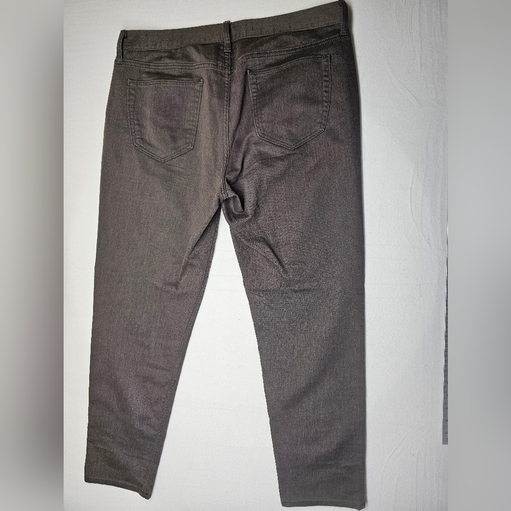 Travel Jean Athletic Fit Mens Pants Size 34x30 Brown Casual Trousers - Picture 2 of 7
